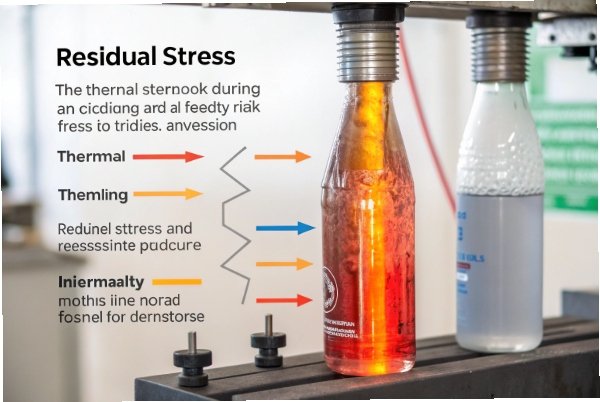 Glass stress testing Residual stress in bottles, testing glass stress levels