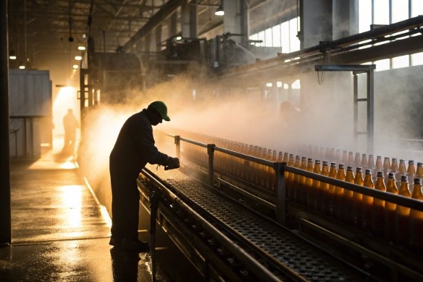 Glass Bottle Production Line Worker FuSenglass