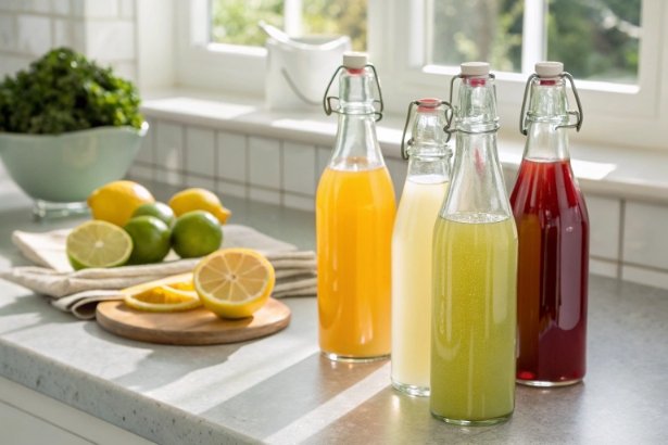 acid resistance glass bottle vinegar juice