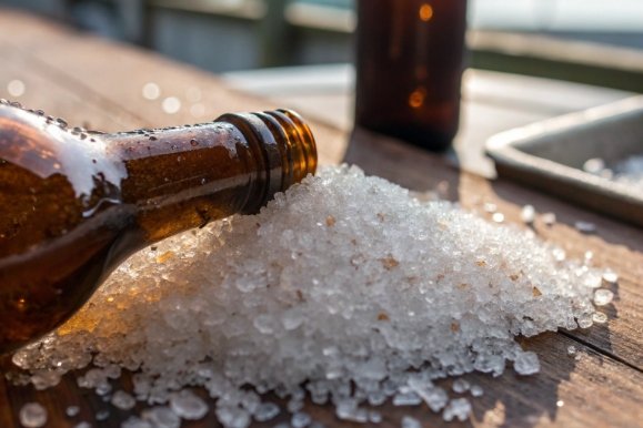 Amber Glass Bottle Salt Test FuSenglass