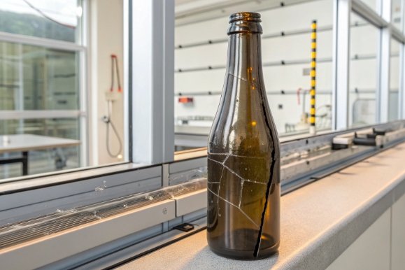Broken Glass Bottle Quality Test FuSenglass