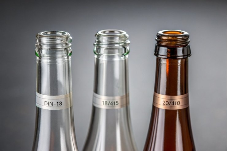 Neck finish options DIN 18 18 415 20 410 bottle neck finishes compared side by side