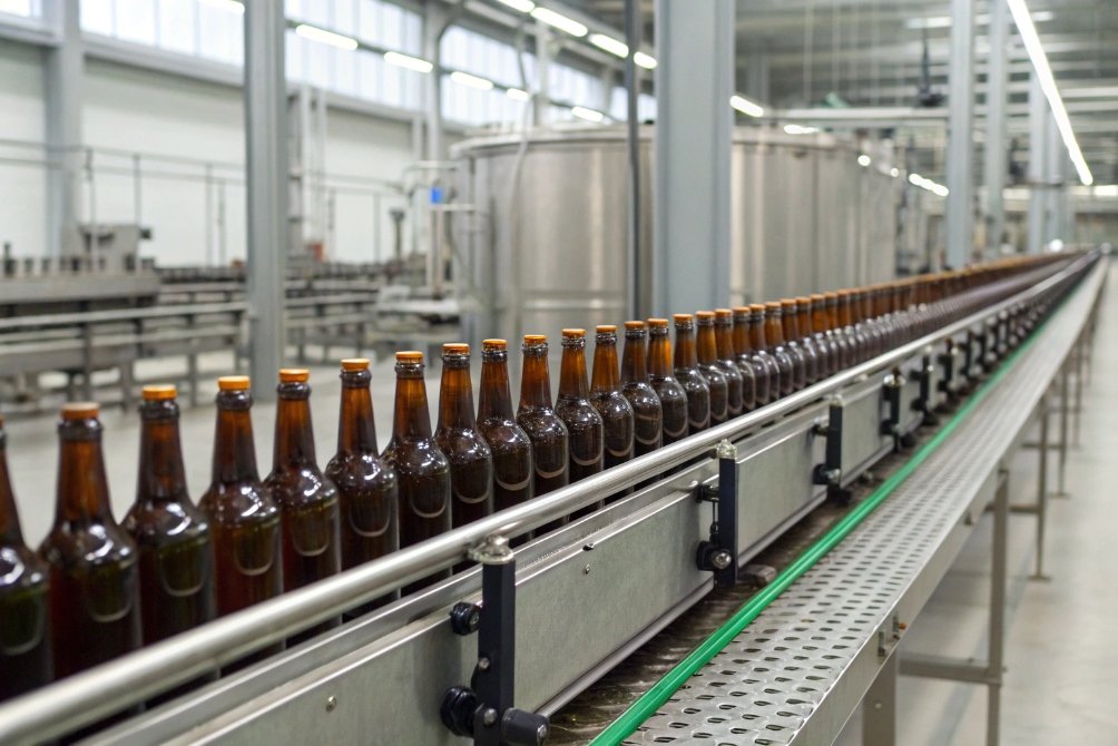 Beer bottling line