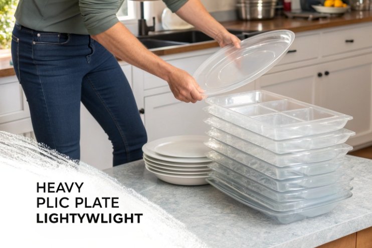 plastic plates and containers