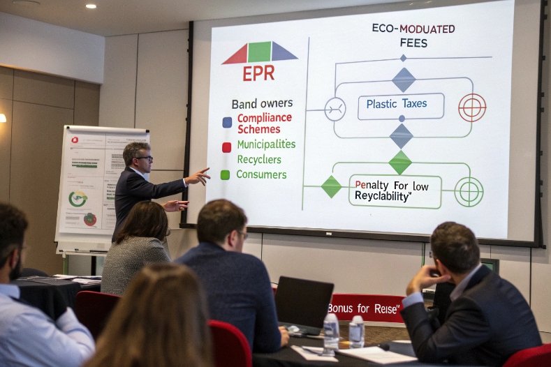 Business workshop on EPR plastic taxes and eco-modulated recycling fees presentation